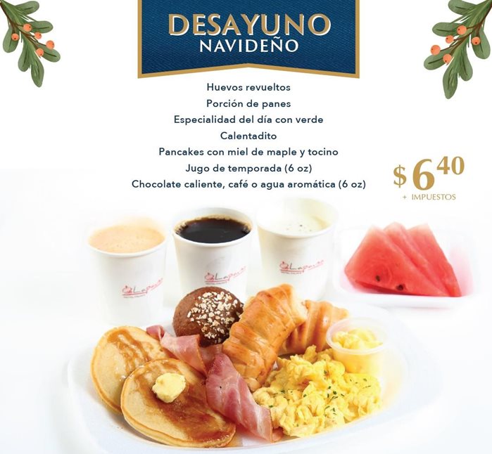 DESAYUNO NAVIDEÑO - PALACE